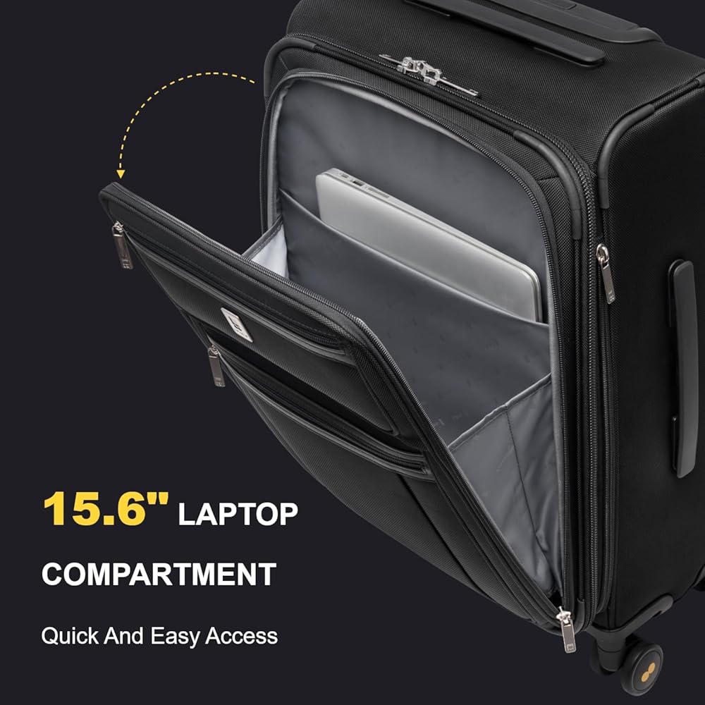 Amazon.com | LEVEL8 Carry On Luggage Airline Approved with